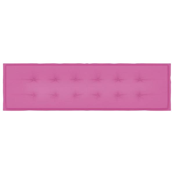 Gartenbank-Auflage Rosa 180x50x4 cm Oxford-Gewebe