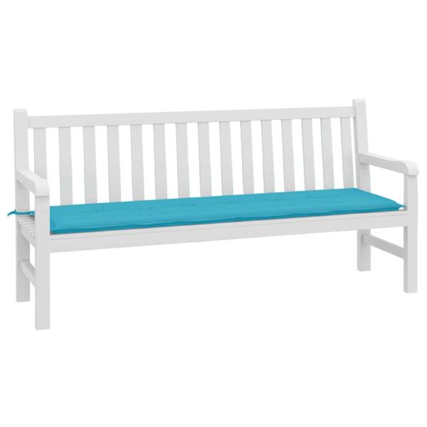 Gartenbank-Auflage Türkis 180x50x4 cm Oxford-Gewebe