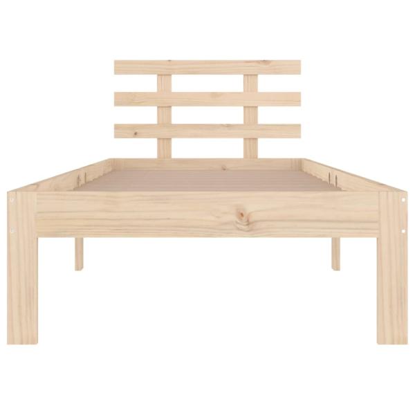 Massivholzbett 75x190 cm