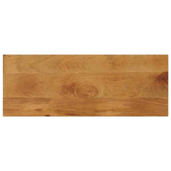 ARDEBO.de - Tischplatte 80x30x2,5 cm Rechteckig Massivholz Mango