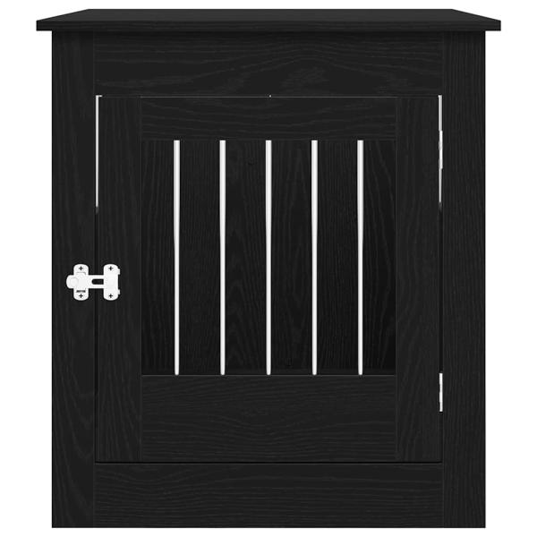 Hundebox Möbel Schwarze Eiche 80x64,5x71 cm Holzwerkstoff