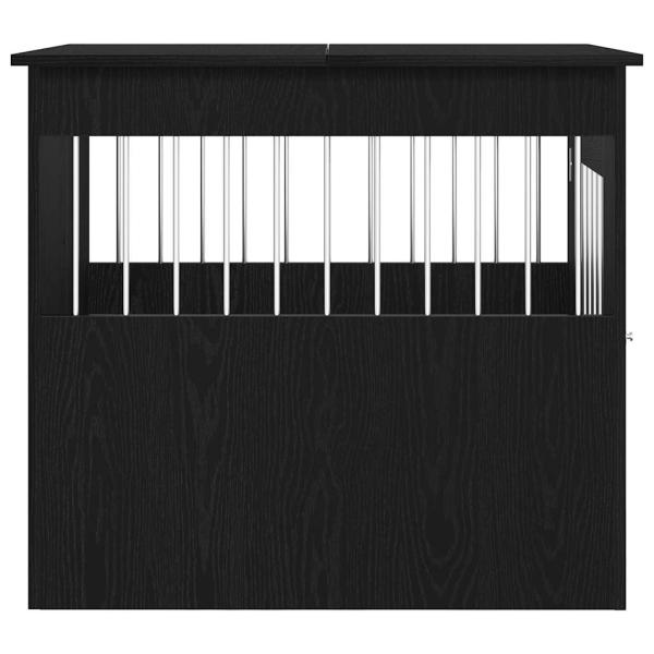 Hundebox Möbel Schwarze Eiche 80x64,5x71 cm Holzwerkstoff