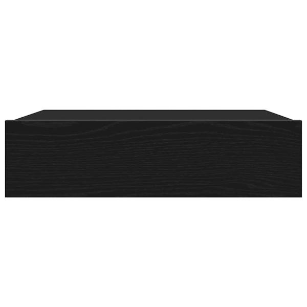 TV-Schränke mit LED-Leuchten 2 Stk. Schwarze Eiche 60x35x15,5 cm