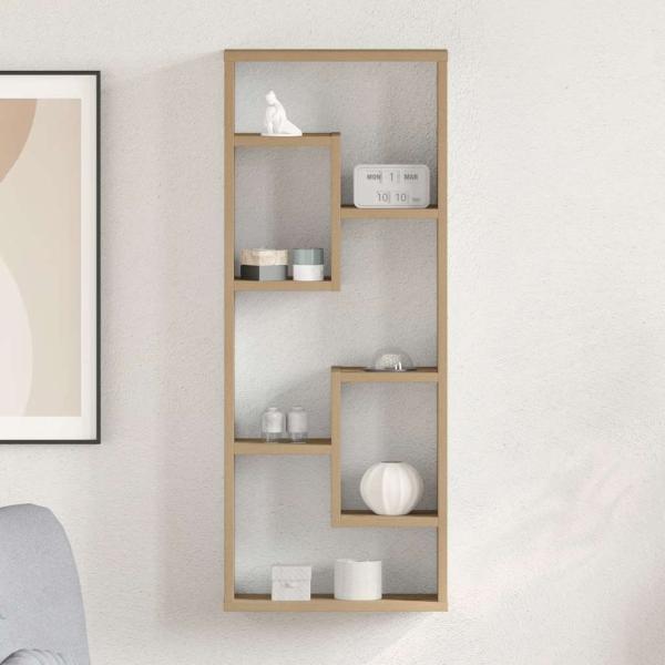 ARDEBO.de - Wandregal Artisan-Eiche 36 x 16 x 90 cm Holzwerkstoff