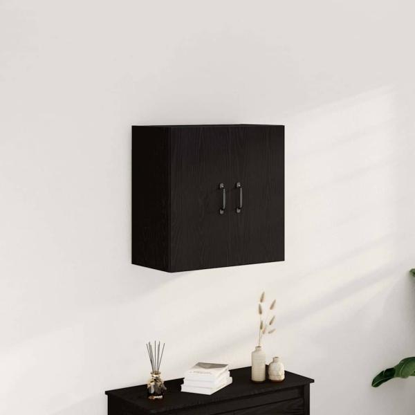 ARDEBO.de - Wandschrank Schwarze Eiche 60 x 31 x 60 cm Holzwerkstoff
