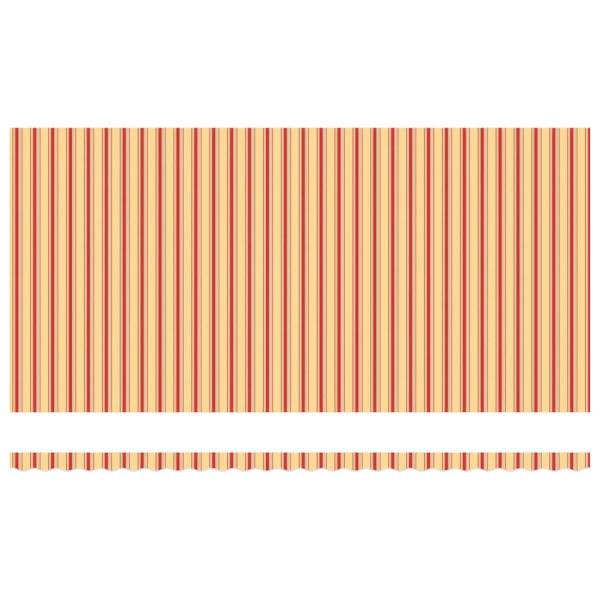automatische einziehbare Markise mit LED in Gelb und Orange 600x300 cm