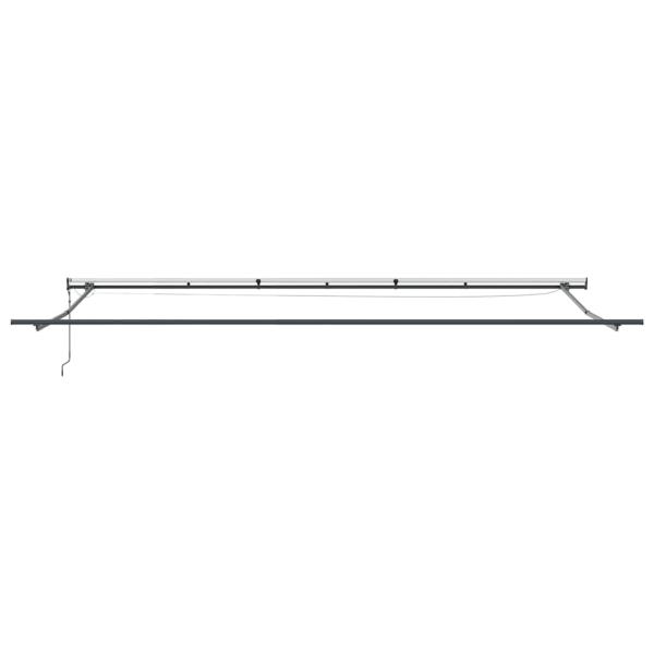 automatische einziehbare Markise mit LED in Gelb und Orange 600x300 cm