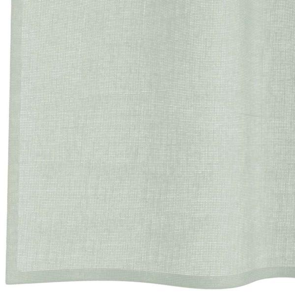 Voile Vorhänge mit Schlaufen 2 Stk. Hellgrau 140x140 cm