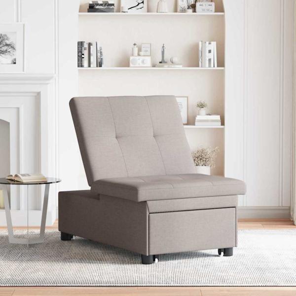 Schlafsofa 3-in-1 in Taupe