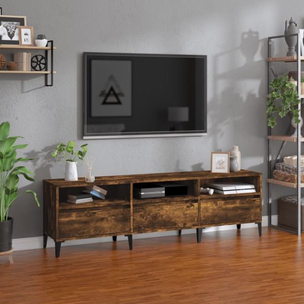 ARDEBO.de - TV-Schrank Räuchereiche 150x30x44,5 cm Holzwerkstoff