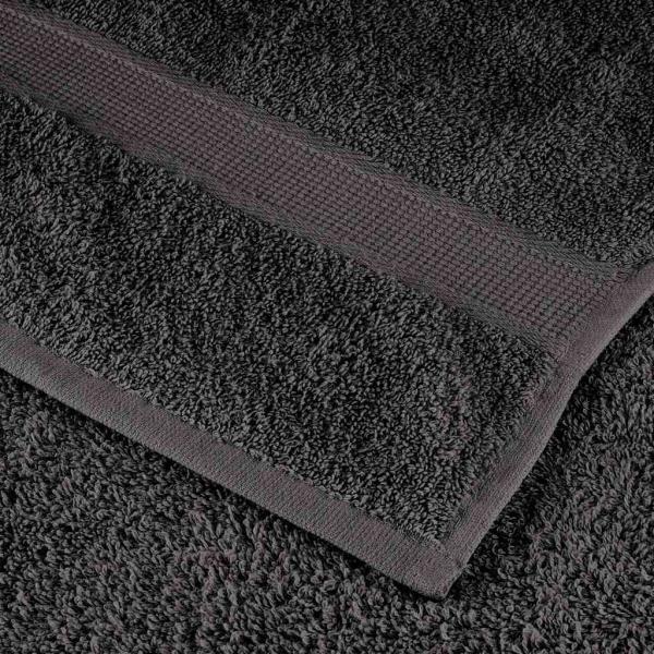 Waschhandschuhe 4 pcs Anthrazit 15 x 21 cm Baumwolle