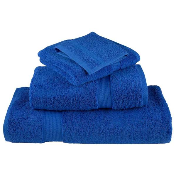 Waschhandschuhe 4 pcs Blau 15 x 21 cm Baumwolle