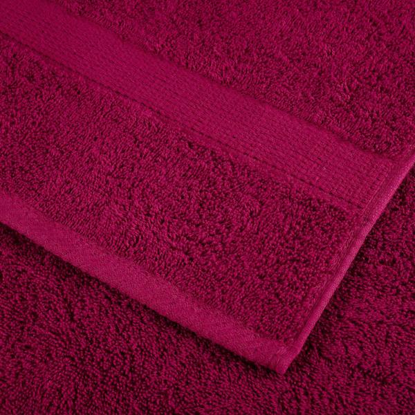 Waschhandschuhe 10 pcs Bordeaux 15 x 21 cm Baumwolle