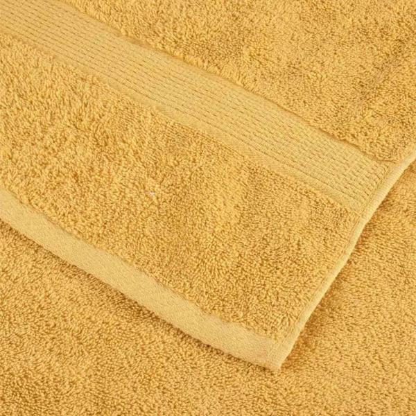 Waschhandschuhe 4 pcs Gold 15 x 21 cm Baumwolle