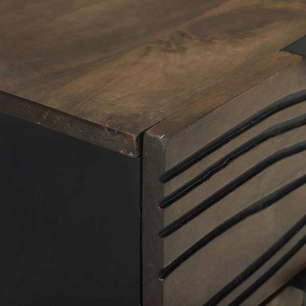 Nachttisch mit Schubladen Walnuss 40 x 33.5 x 46 cm