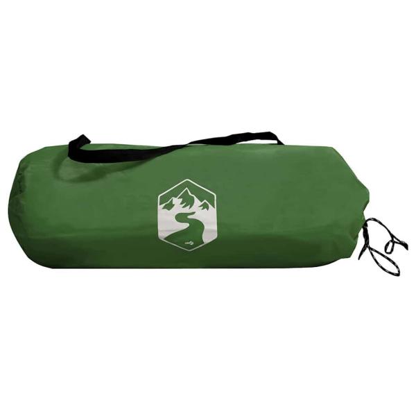 Fahrradgarage mit Dach mit Speicher mit Luftentlüftung Grün