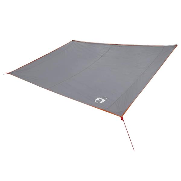 Wasserfeste Plane Grau und Orange 350 x 240 cm