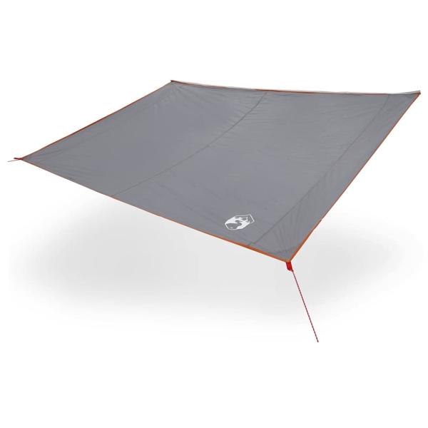 Wasserfeste Plane Grau und Orange 350 x 240 cm