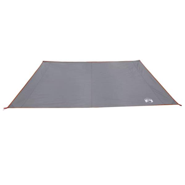 Wasserfeste Plane Grau und Orange 350 x 240 cm