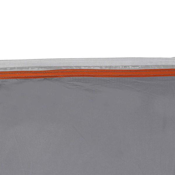 Wasserfeste Plane Grau und Orange 350 x 240 cm