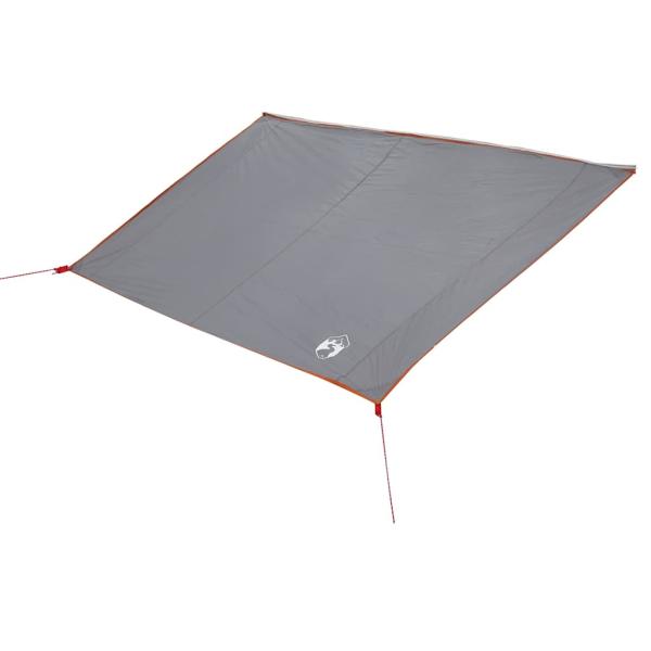 Wasserfeste Plane Grau und Orange 460 x 240 cm