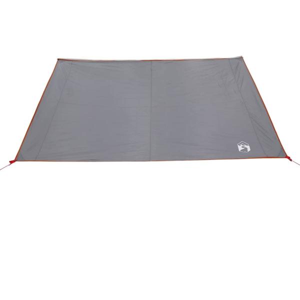 Wasserfeste Plane Grau und Orange 460 x 240 cm