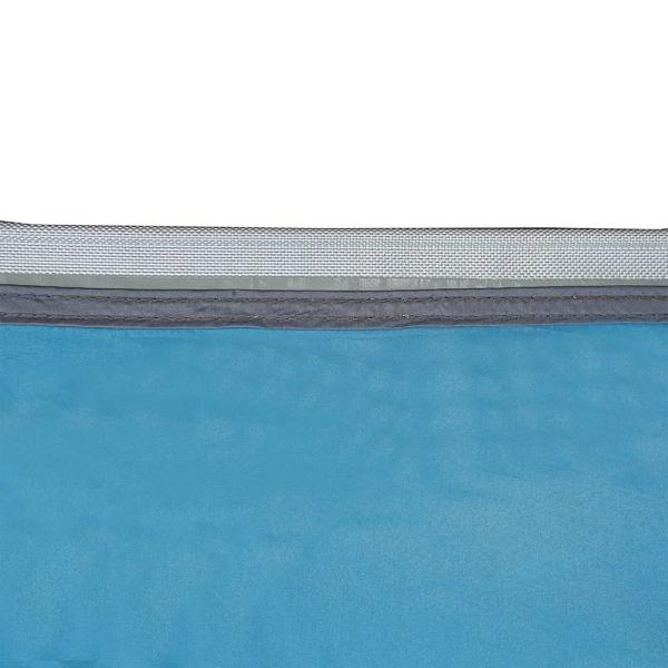 Wohnwagenmarkise Personen 240 x 350 cm Wasserdicht Blau Taft