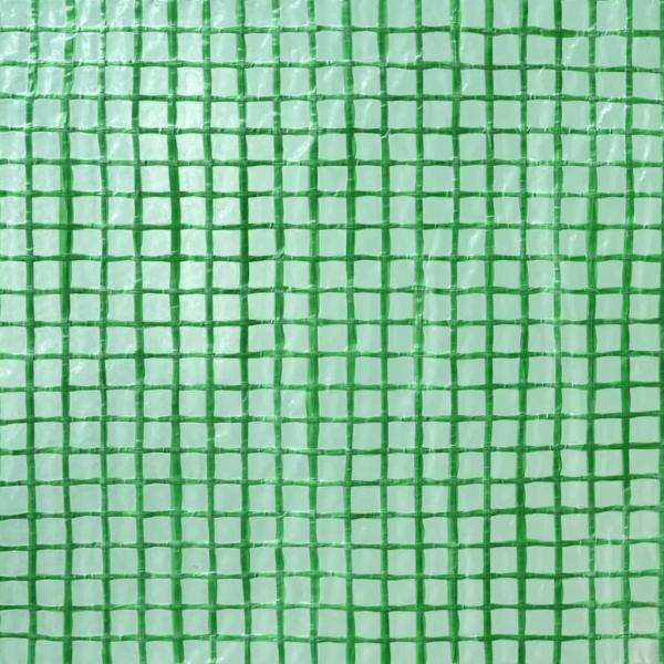 Gewächshaus mit Dach Grün 200 x 200 x 300 cm Stahl
