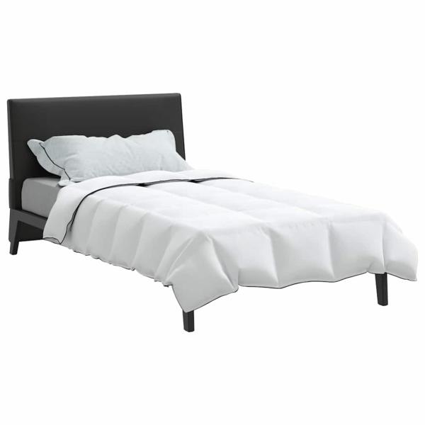 Winterbettdecke Weiß 155 x 200 cm 105gsm Pfirsich-Polyester