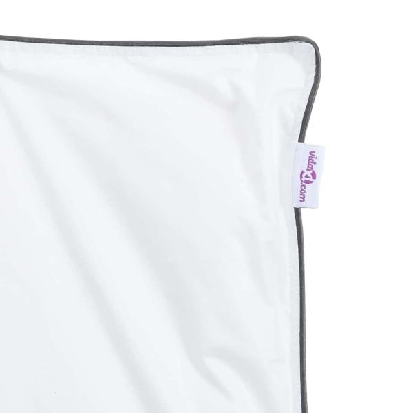 Winterbettdecke Weiß 155 x 200 cm 105gsm Pfirsich-Polyester