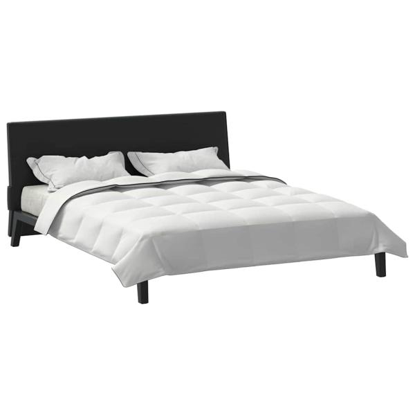 Winterbettdecke Weiß 240 x 260 cm 105gsm Pfirsich-Polyester