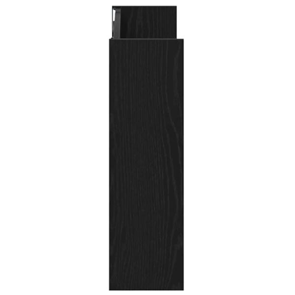 Wandschuhschränke Schwarze Eiche 60 x 18 x 60 cm Holzwerkstoff