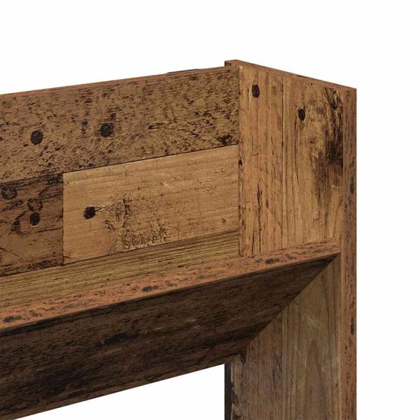 Wandschuhschränke 2 pcs Altholz 60 x 18 x 60 cm Holzwerkstoff