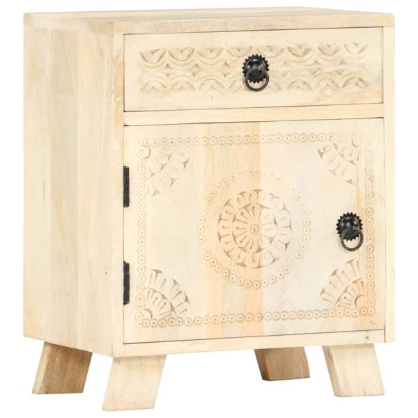 ARDEBO.de - Nachttisch 40 x 30 x 50 cm Massivholz Mango