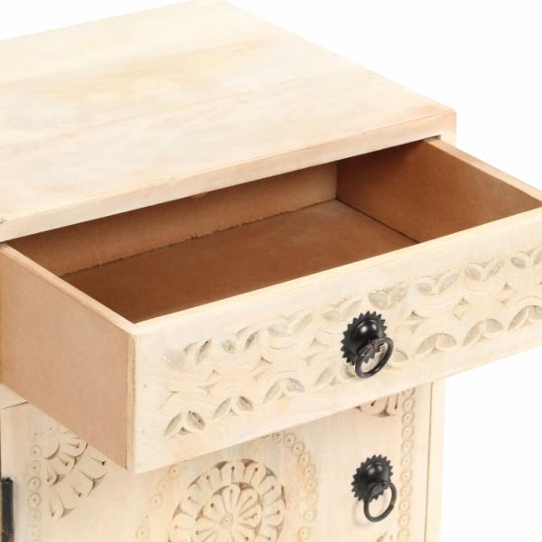 Nachttisch 40 x 30 x 50 cm Massivholz Mango