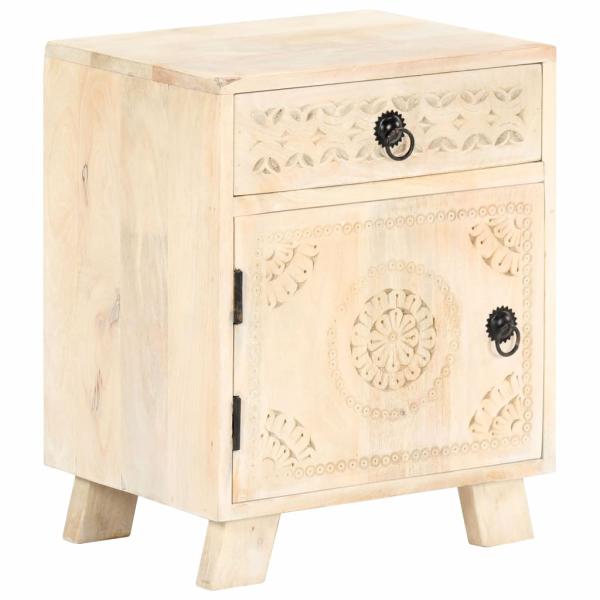 Nachttisch 40 x 30 x 50 cm Massivholz Mango