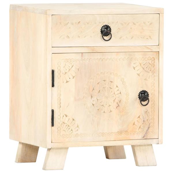 Nachttisch 40 x 30 x 50 cm Massivholz Mango