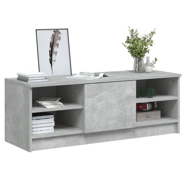 TV-Schrank Betongrau 102x35,5x36,5 cm Holzwerkstoff