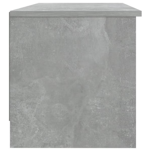 TV-Schrank Betongrau 102x35,5x36,5 cm Holzwerkstoff