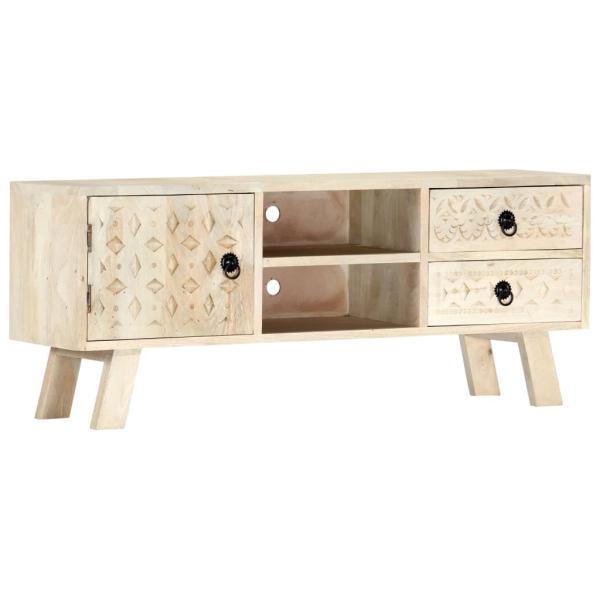 TV-Schrank 110 x 30 x 44 cm Massivholz Mango