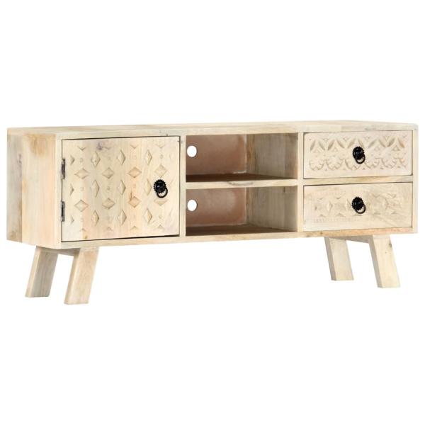 TV-Schrank 110 x 30 x 44 cm Massivholz Mango