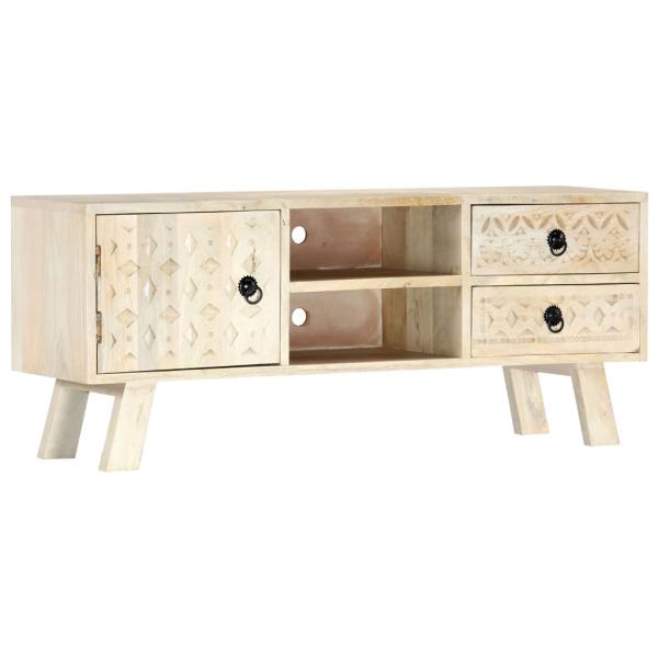 TV-Schrank 110 x 30 x 44 cm Massivholz Mango