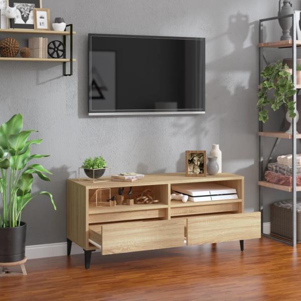 TV-Schrank Sonoma-Eiche 100x34,5x44,5 cm Holzwerkstoff