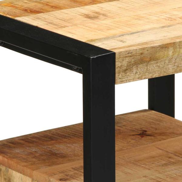 Badezimmermöbel Set mit Regal 4 pcs Braun Massives Mango-Holz