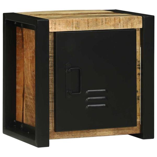 Badezimmermöbel Set mit Regal 4 pcs Braun Massives Mango-Holz