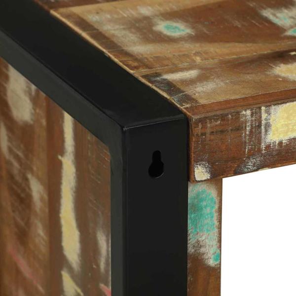 Badezimmermöbel Set 4 pcs Mehrfarbig Massives recyceltes Holz