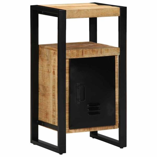 Badezimmermöbel Set mit Regal 4 pcs Braun Massives Mango-Holz