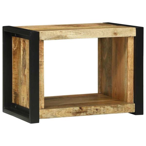 Badezimmermöbel Set mit Regal 4 pcs Braun Massives Mango-Holz