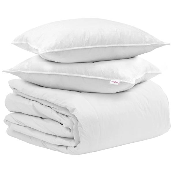 ARDEBO.de - Bettdecke Sonstiges 3 pcs Weiß 240 x 200 cm Daunen