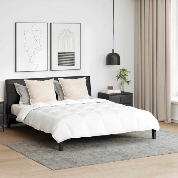ARDEBO.de - Bettdecke Sonstiges mit Kissen 3 pcs Weiß 200 x 220 cm Daunen